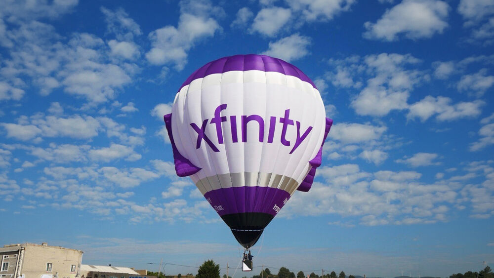 Comcast Brings 90-Foot Xfinity Hot Air Balloon to Michigan Challenge Balloonfest...